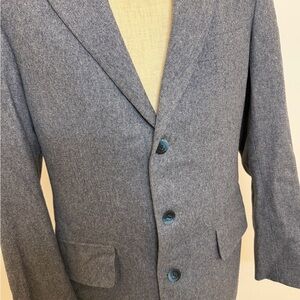 Vintage Geoffrey Beene Charcoal Wool Blazer